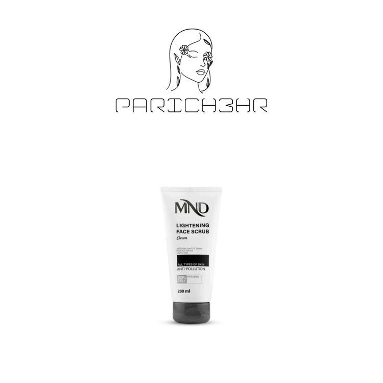 اسکراب کرمی روشن کننده صورت ام ان دی